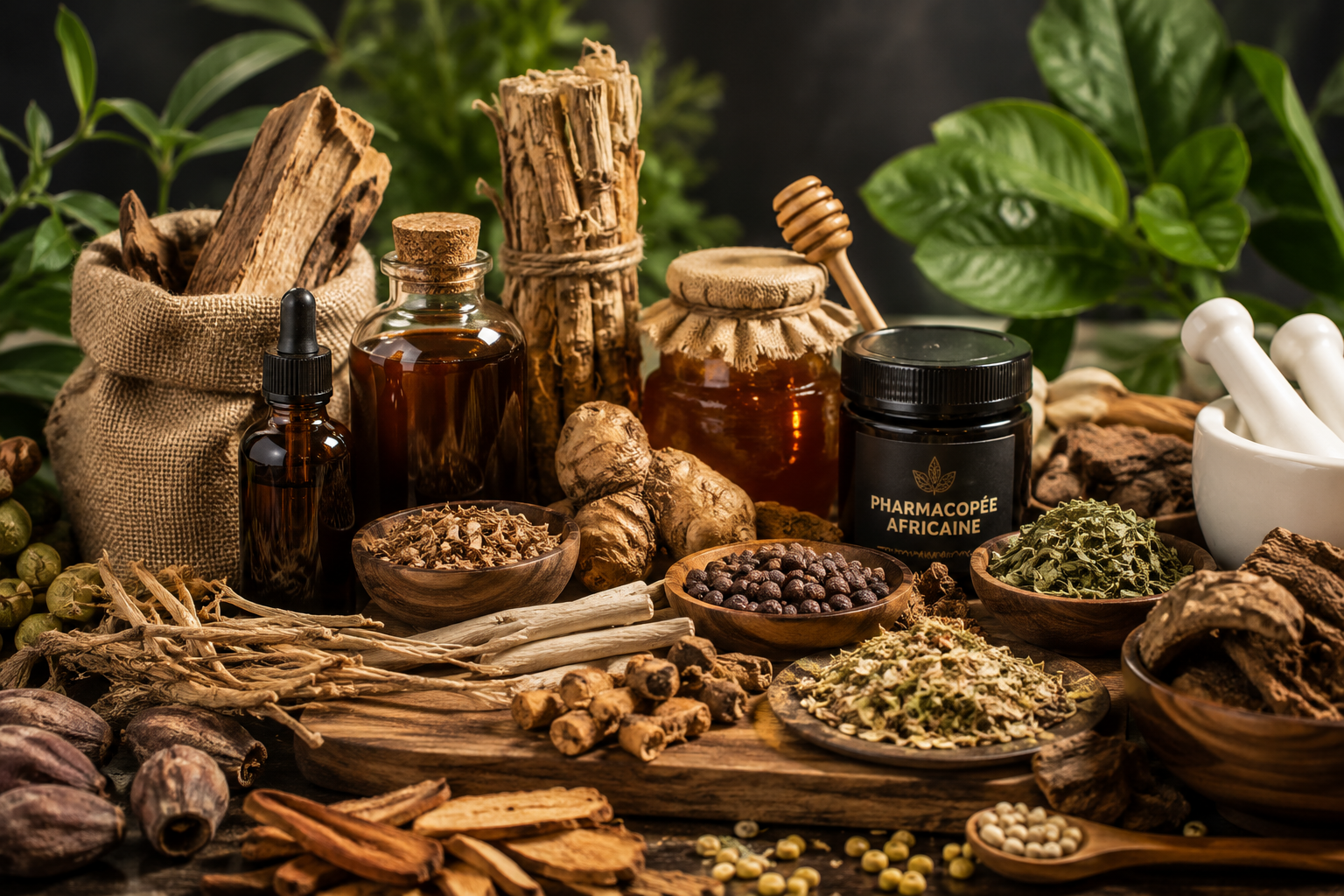 Plantes et ingrédients naturels africains